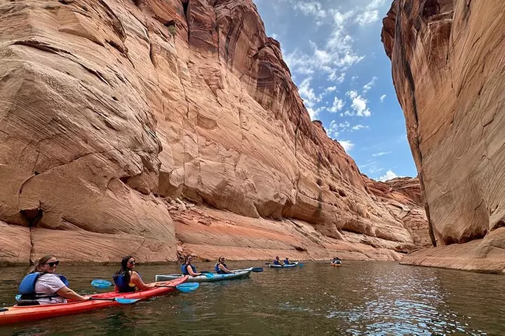 Kayak Antelope Canyon and hike, at Lake Powell