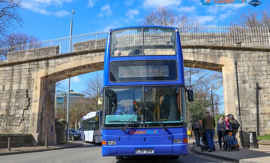 Image 17: Golden Tours York Hop-on Hop-off Open Top Bus Tour with Audio Guide