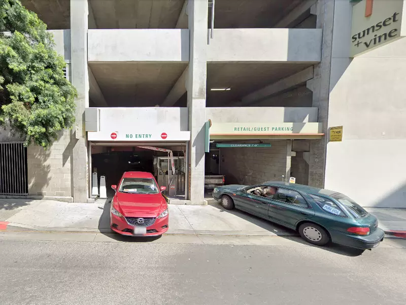 Parking at 1555 Vine St. Garage - Second Medium
