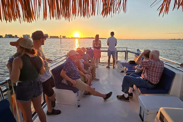 Sunset Dolphin Cruise with Sanibel Lighthouse Views