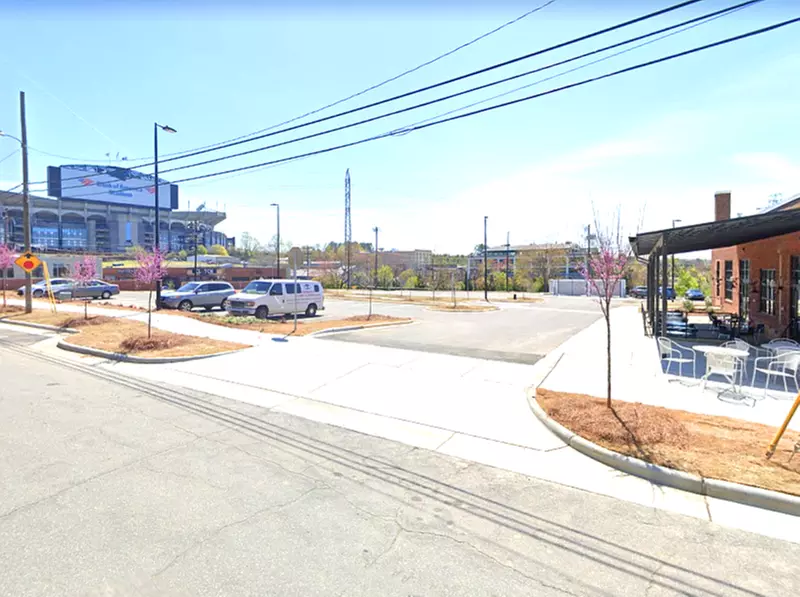 Parking at Community Matters Cafe Lot