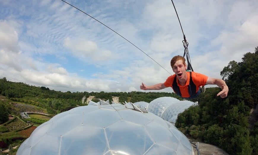 Image 7: England's Fastest Zipline at the Eden Project