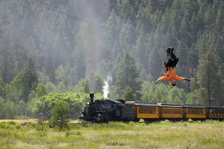 All-Day Guided Zipline Tour with Train Ride and Lunch in Durango - Primary Image