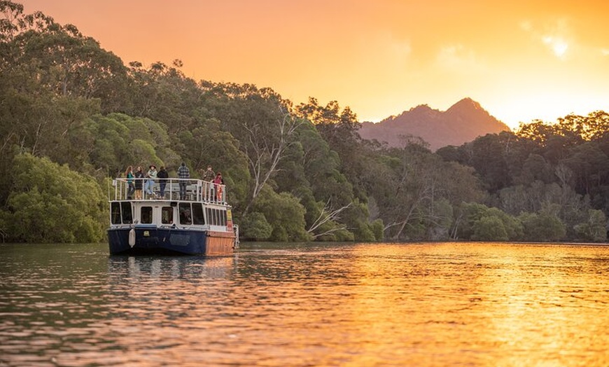 Image 1: Byron Bay: Brunswick Heads Sunset Rainforest Eco-Cruise