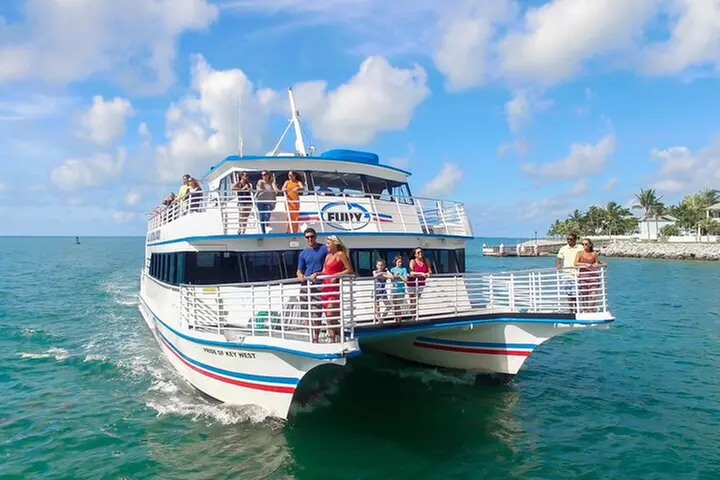 Key West Glass-Bottom Boat Tour with Sunset Option
