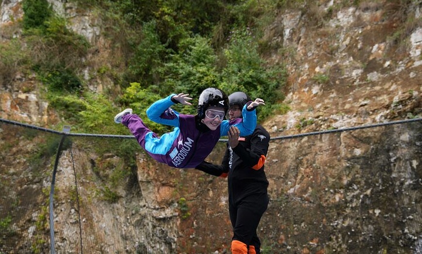Image 8: Outdoor Wind Tunnel Skydiving Experience in Kent