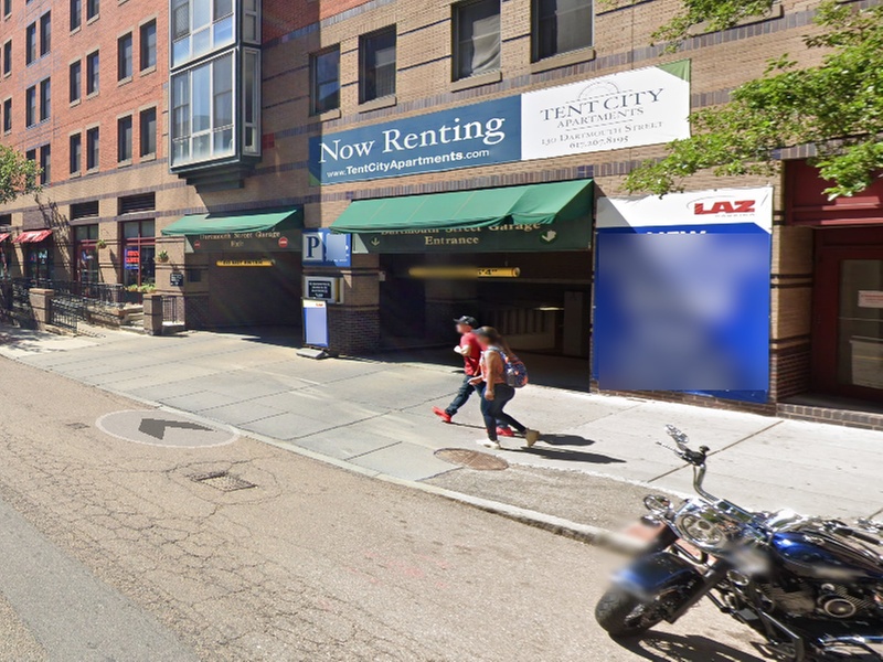 Parking at 126 Dartmouth St. Garage