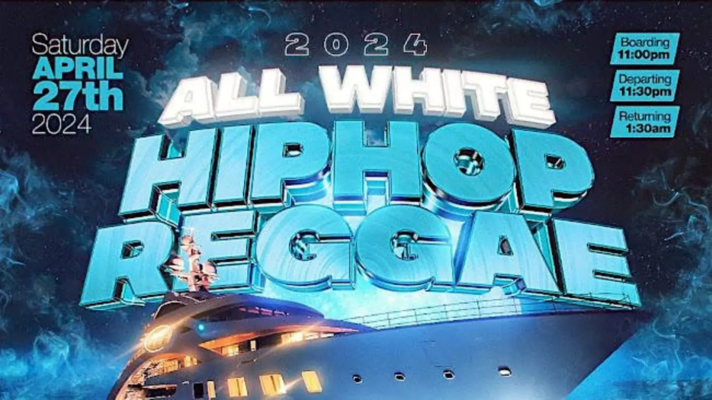 2024 All White Hip Hop Reggae Midnight Yacht Party Norfolk(Spring Edition) - Saturday, Apr 27, 2024 / 11:00pm - Primary Image
