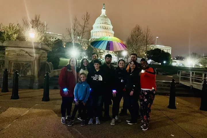 DC Night Tour With Magic LED- Pick Up/Drop, Snacks, LED Bracelets