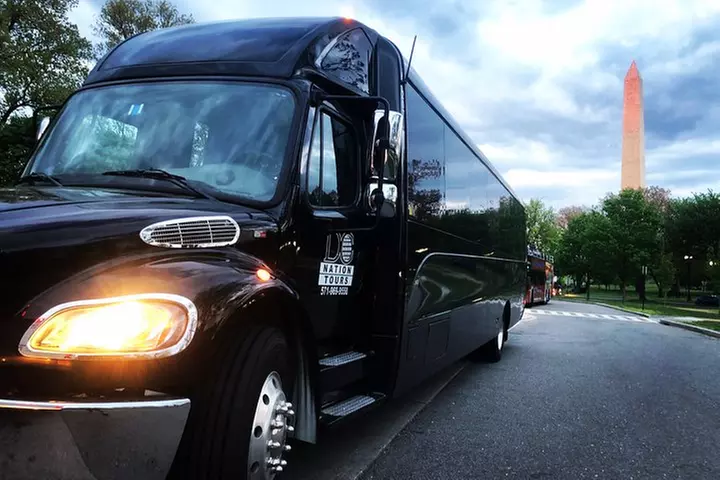 DC Night Tour With Magic LED- Pick Up/Drop, Snacks, LED Bracelets