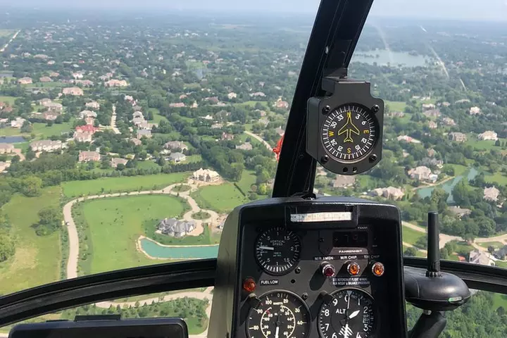 Learn to Fly a Helicopter: Chicago Helicopter Pilot Intro Flight - Second Medium