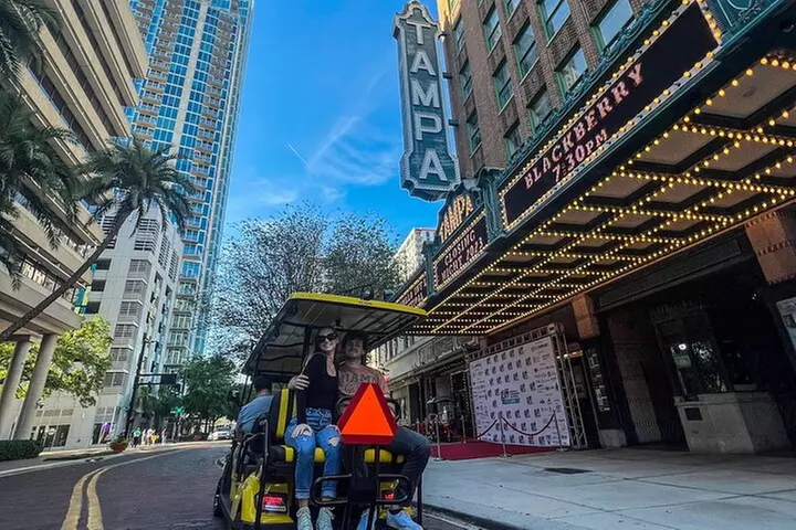 Locally-Guided Tampa Sightseeing Tour in Street-Legal Golf Cart