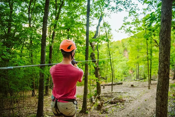 Bransons Best Zipline - Great Woodsman Canopy Tour