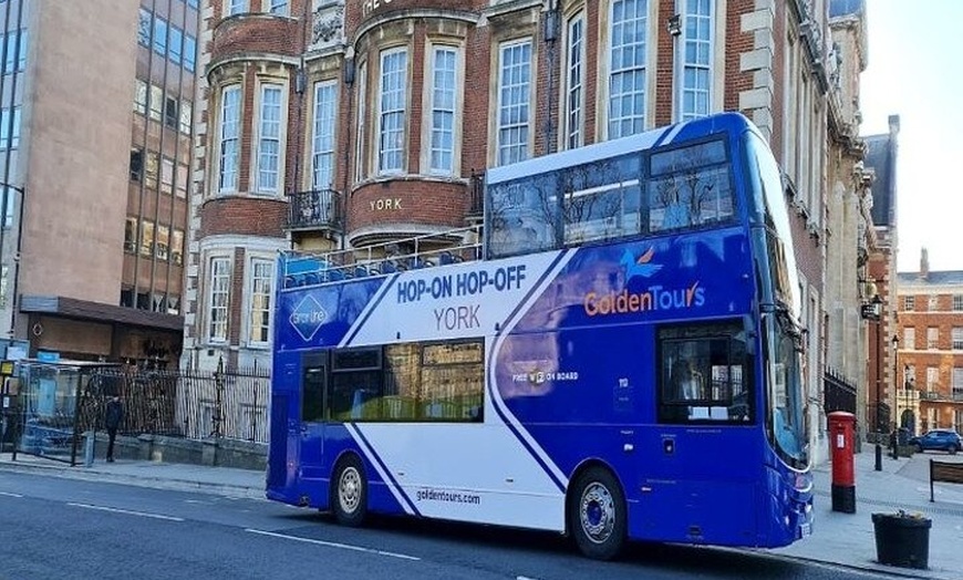 Image 7: Golden Tours York Hop-on Hop-off Open Top Bus Tour with Audio Guide