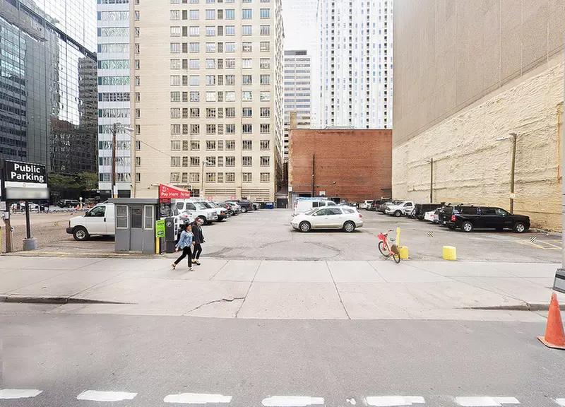 Parking at 1632 Welton St. Lot