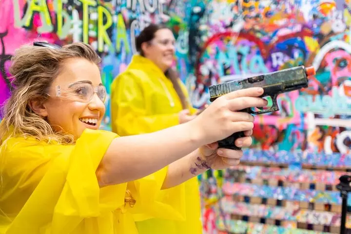 Private Shooting and Spinning DIY Painting Class in Chicago