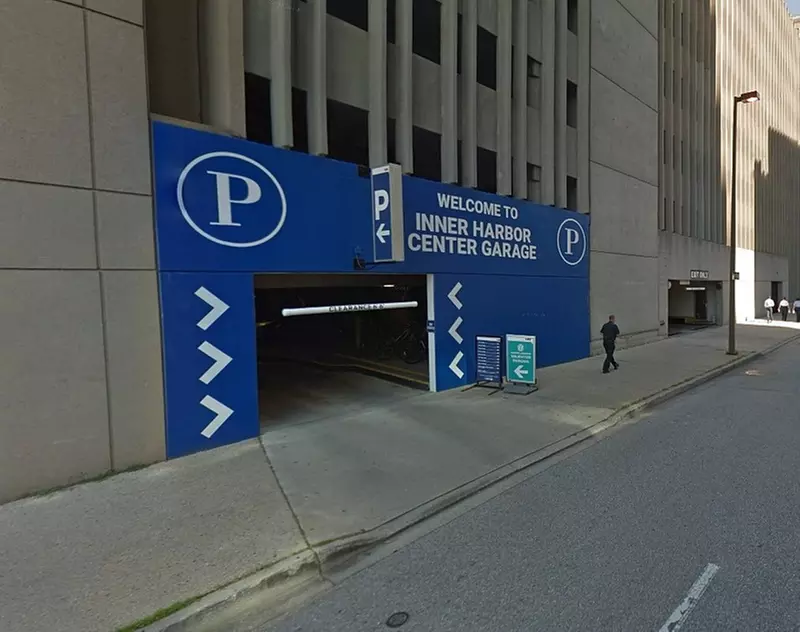 Parking at Inner Harbor Center Garage