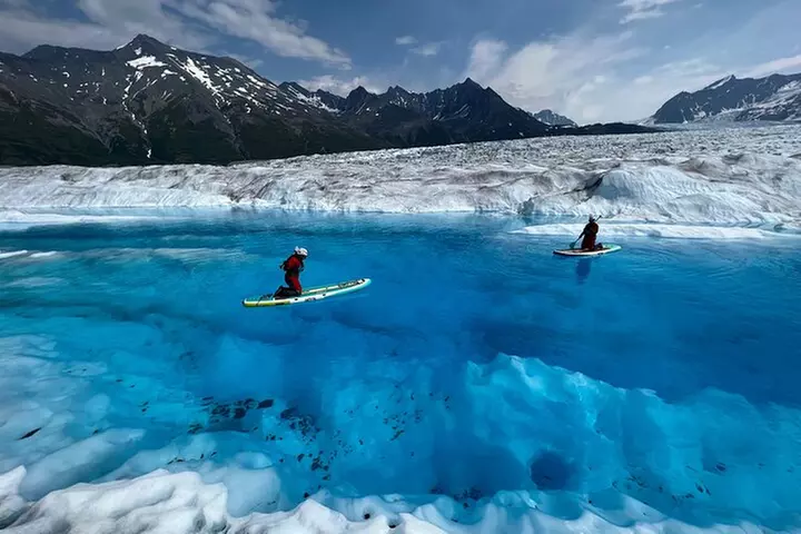 Helicopter and Glacier Paddle Boarding -PRIVATE - Primary Image