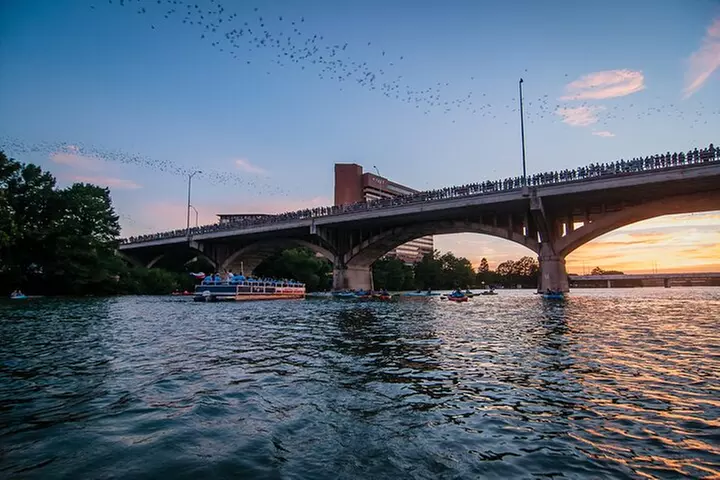 Sunset Guided Congress Avenue Bat Kayaking Tour in Austin - Primary Image