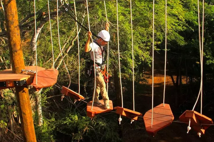 High Ropes Adventure Course at Coral Crater