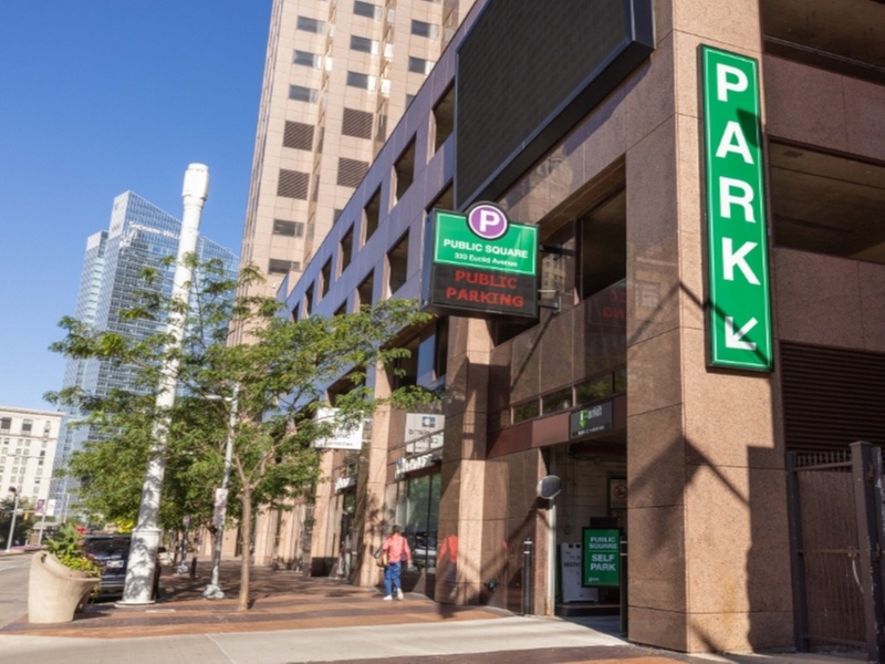 Parking at Public Square Self Park Garage