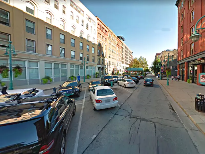 Parking at Broadway Lot