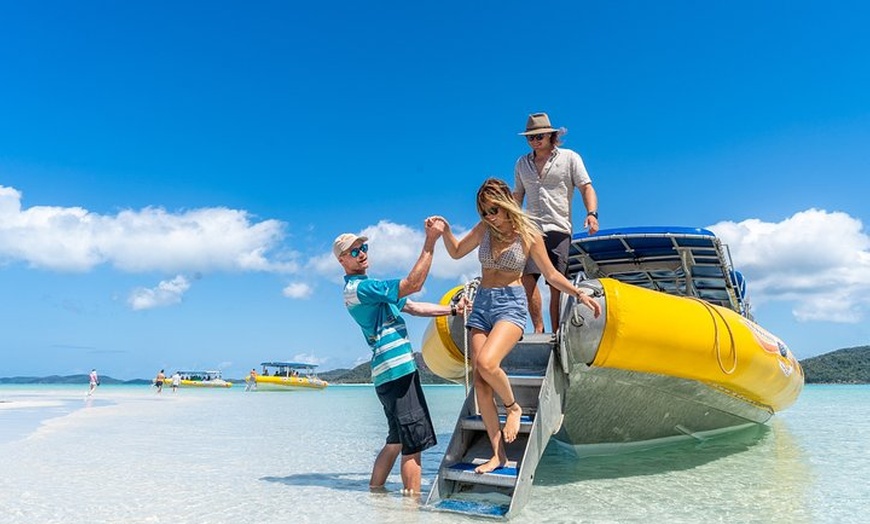 Image 8: Ocean Rafting: Whitehaven Beach, Snorkelling & Hill Inlet Lookout