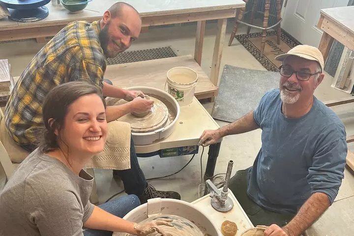 Pottery lesson Just For The Fun Of It.