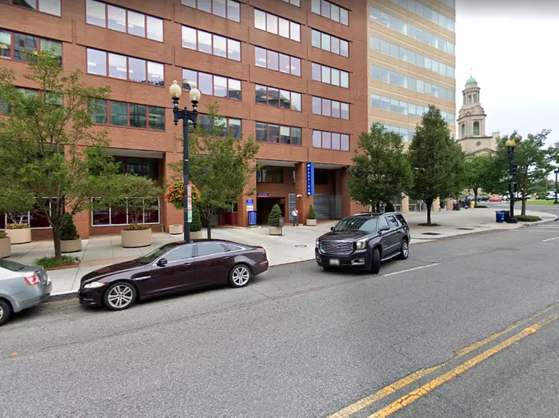 Parking at 1120 Vermont Ave. NW. Garage