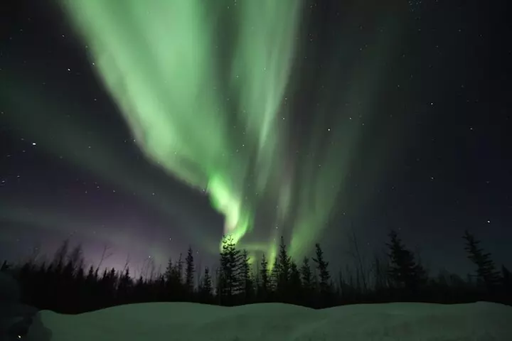 Aurora Viewing - Aurora Husky Lodge , Great view from top of the ridge