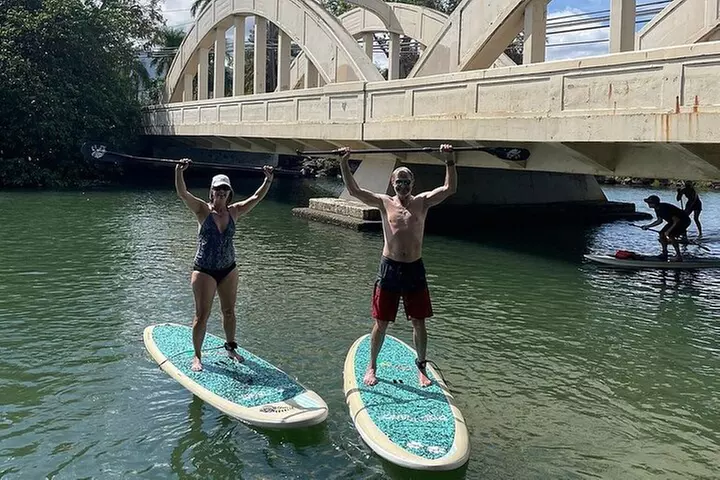 Haleiwa River Paddle Board Rental with Blue Planet Adventure Co.