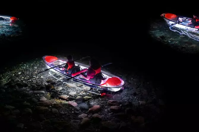 Glass Bottom Kayak Nighttime Adventure Tour - Primary Image