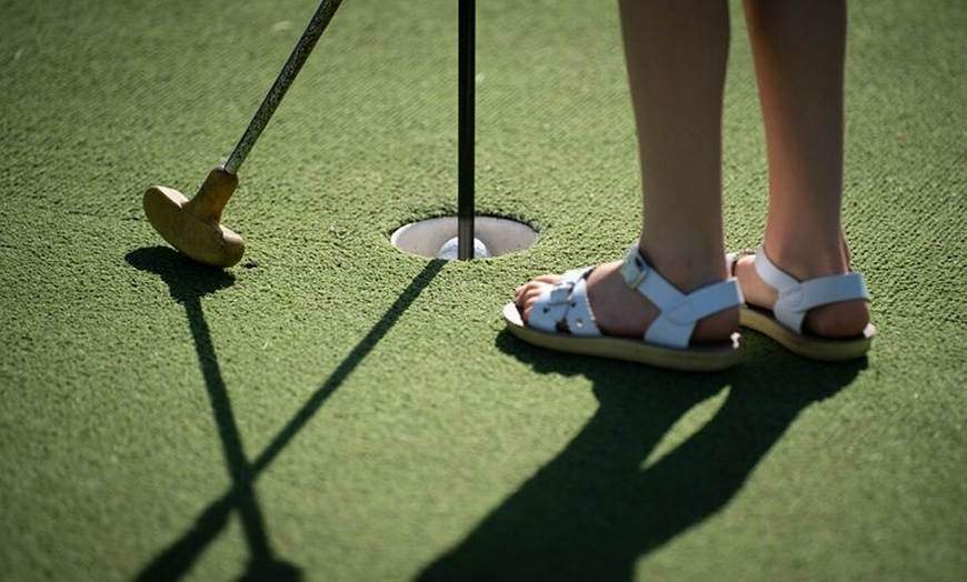 Image 1: 18 Holes of Mini Golf with 27 Acres of Gardens and Wetlands