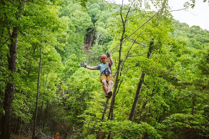 Bransons Best Zipline - Great Woodsman Canopy Tour