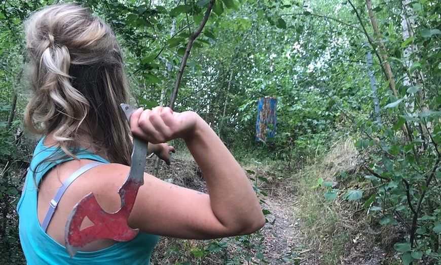 Image 4: 3D-Axtwerfen am Störmthaler See