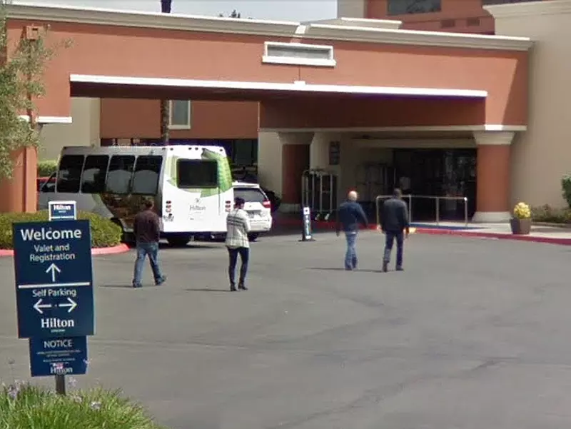 Parking at Hilton Concord - Valet