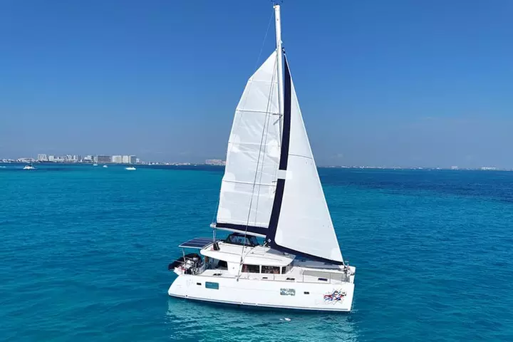 Private Catamaran Tour Super to Isla Mujeres - Primary Image