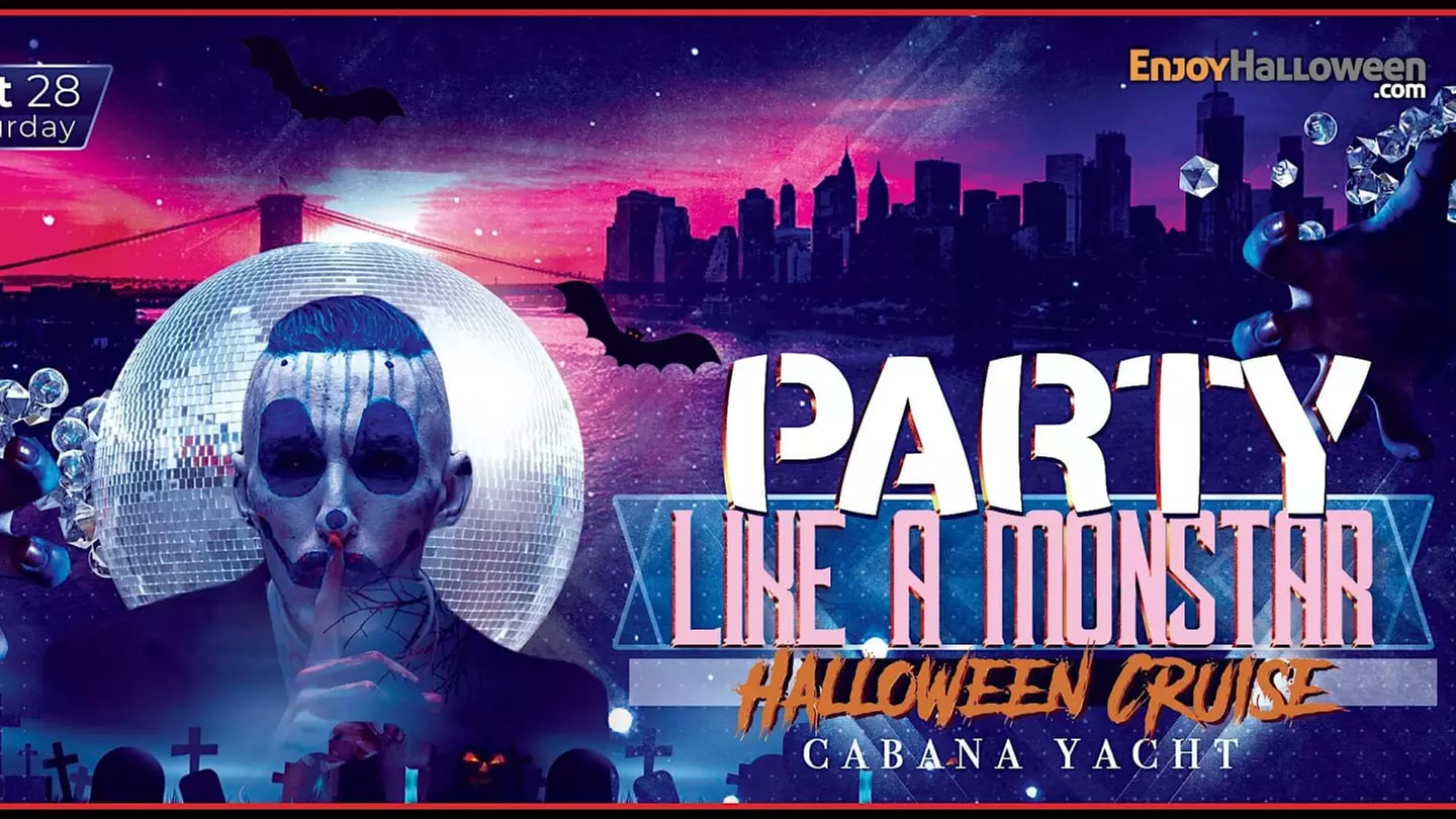 Party Like a Monstar Halloween Cruise New York City - Saturday, Oct 28, 2023 / 6:00pm - Primary Image