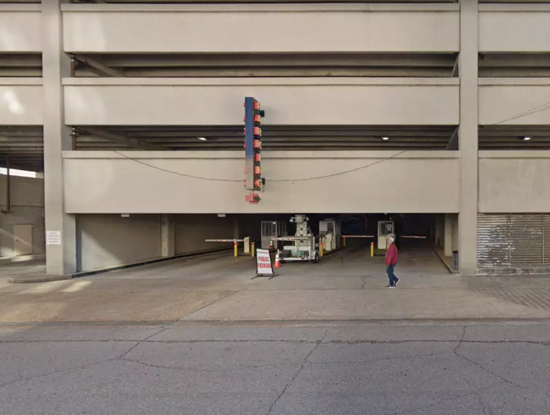 Parking at MLGW Garage
