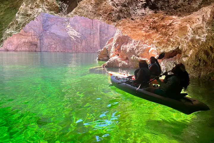 Emerald Cave Kayak Tour with Wildlife, Swim & Shuttle Option