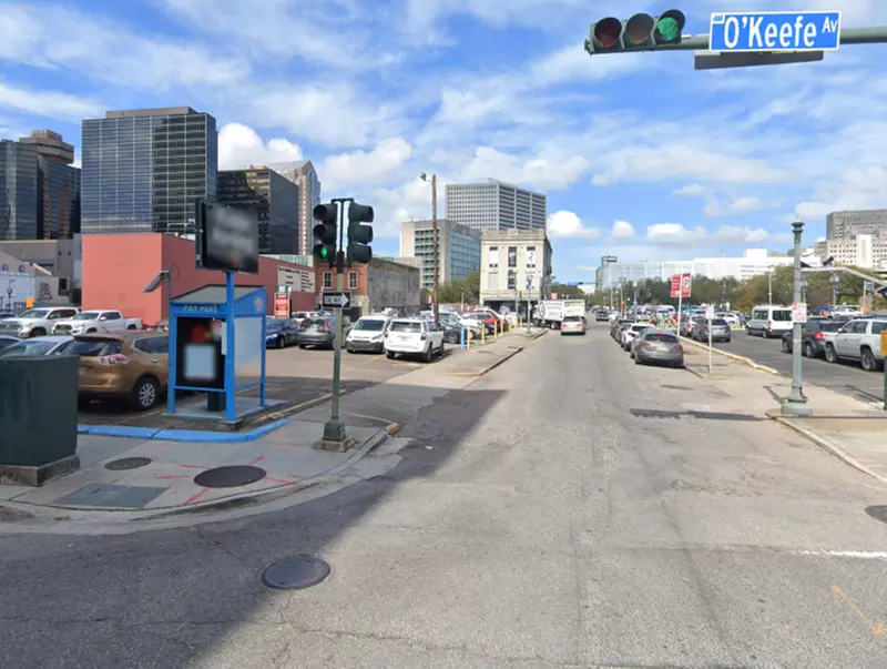 Parking at 1000 Perdido St. Lot