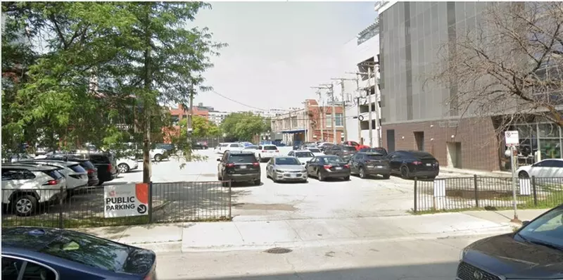 Parking at River North Parking Lot