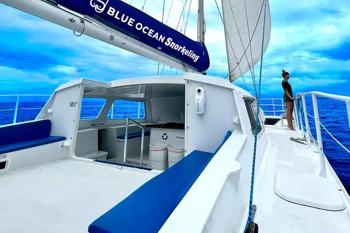 Waikiki Catamaran Escape: Snorkel with Turtles & Water Sports Fun