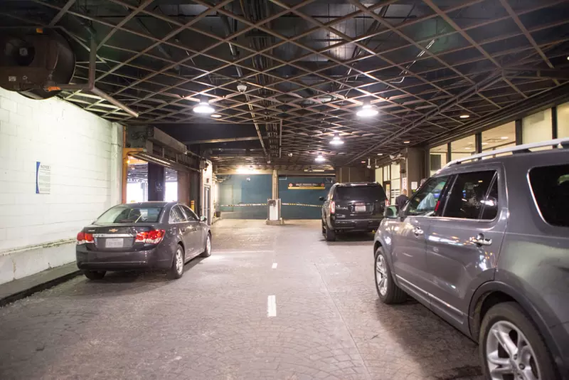 Parking at Underground Entrance - Hyatt Regency East Tower Garage -...