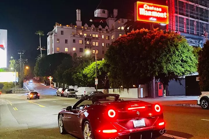 50-Minute Driving Tour: Explore Hollywood Sign in a Ferrari