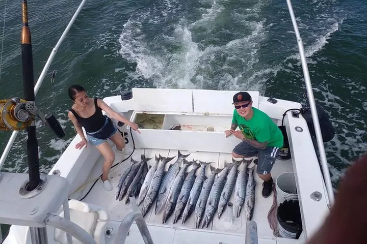 Private fishing charter Bertram 31ft 6 pax max if you don't fish yo...