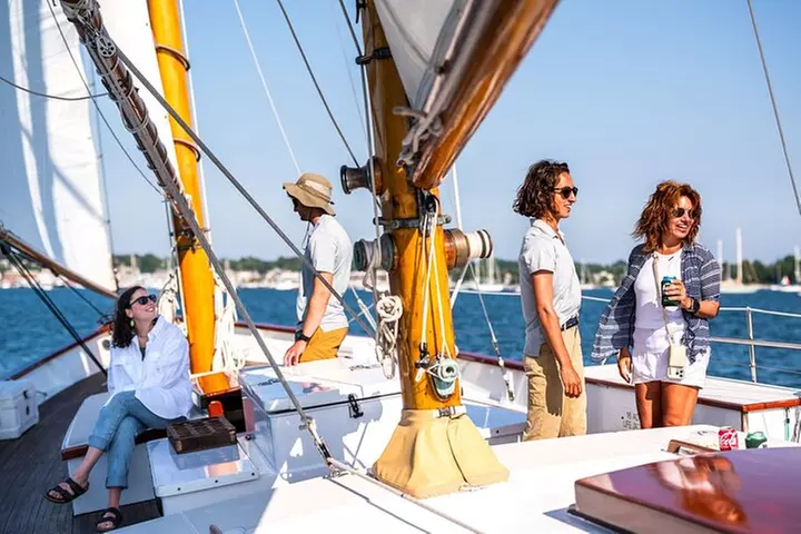 Newport Sunset Sail on Classic Sailboat