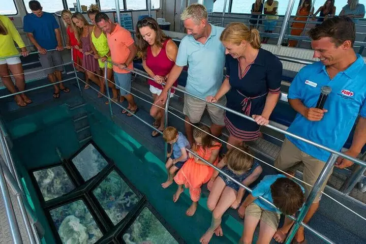 Key West Glass-Bottom Boat Tour with Sunset Option