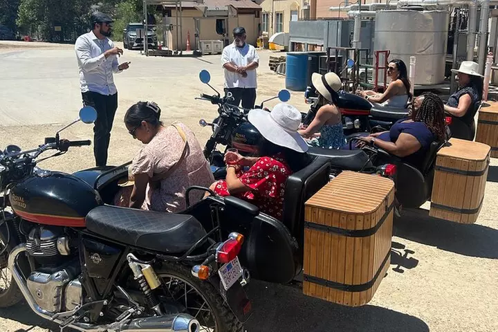 Vineyard Rides Paso Robles Sidecar Wine Adventure