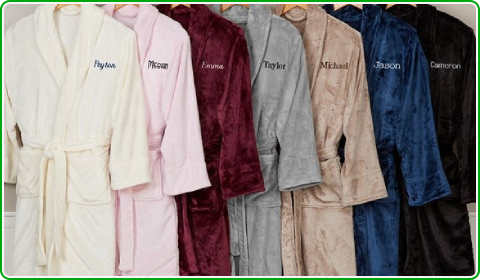 Personalization Mall Gifts for Her - Bathrobs 